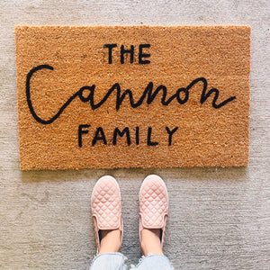 Custom Family Doormat #1