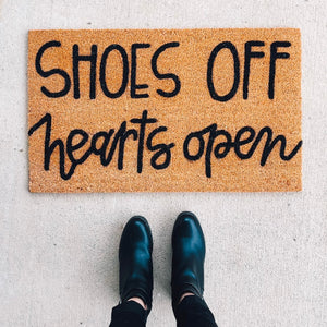Shoes off Hearts Open